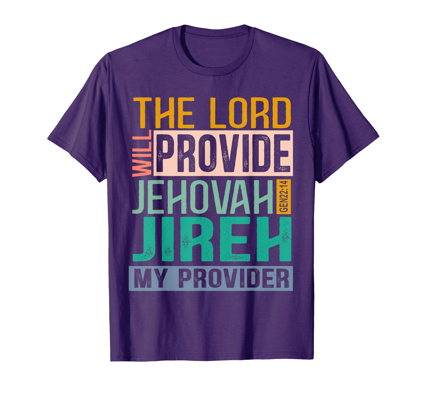 The Lord Will Provide Jehovah Jireh My Provider Vintage Tee T-Shirt