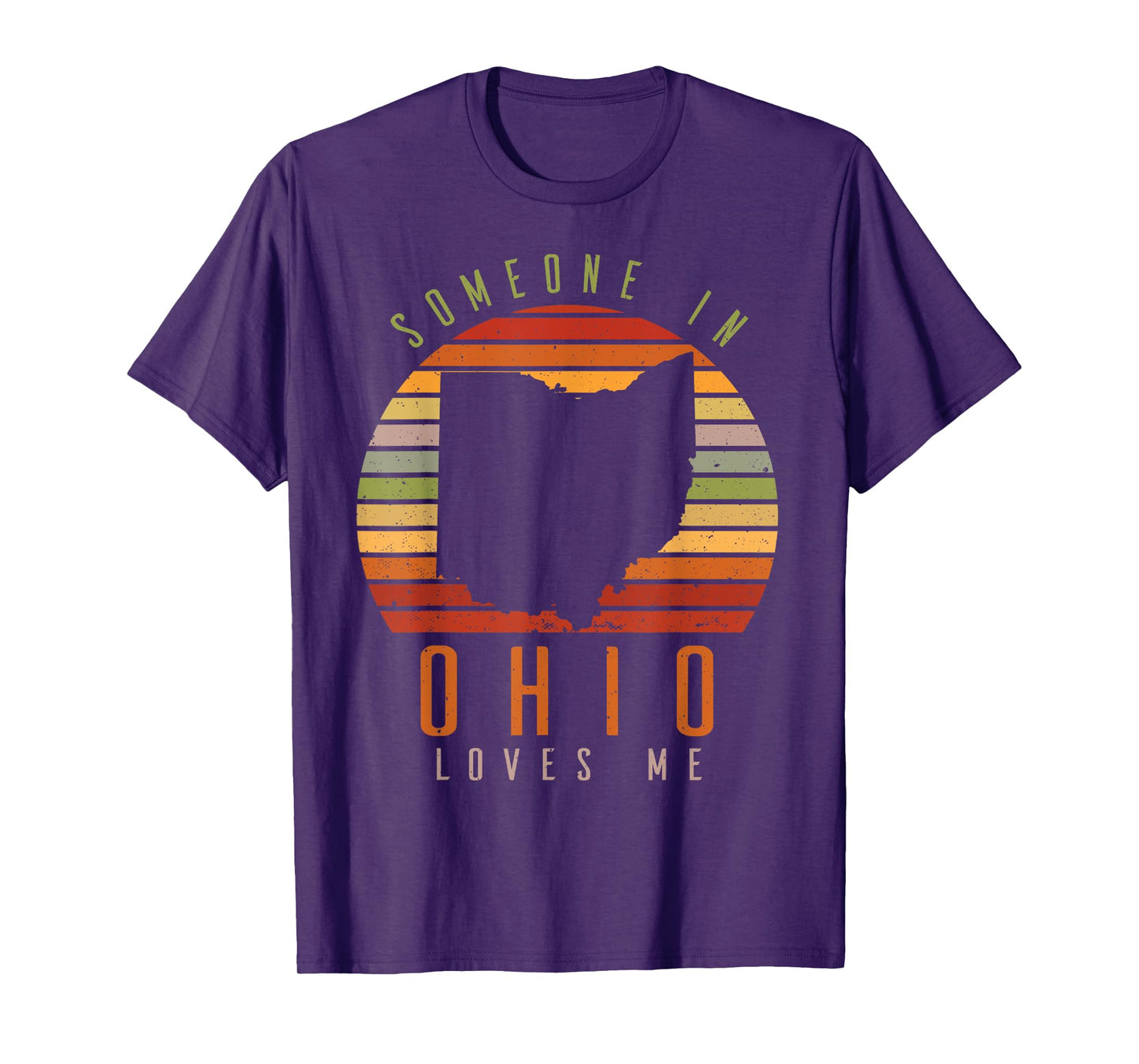 Someone In Ohio Loves Me Vintage State Retro T-Shirt