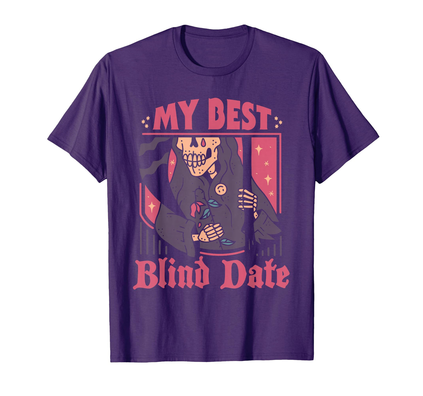 My Best Blind Date Halloween Design T-Shirt