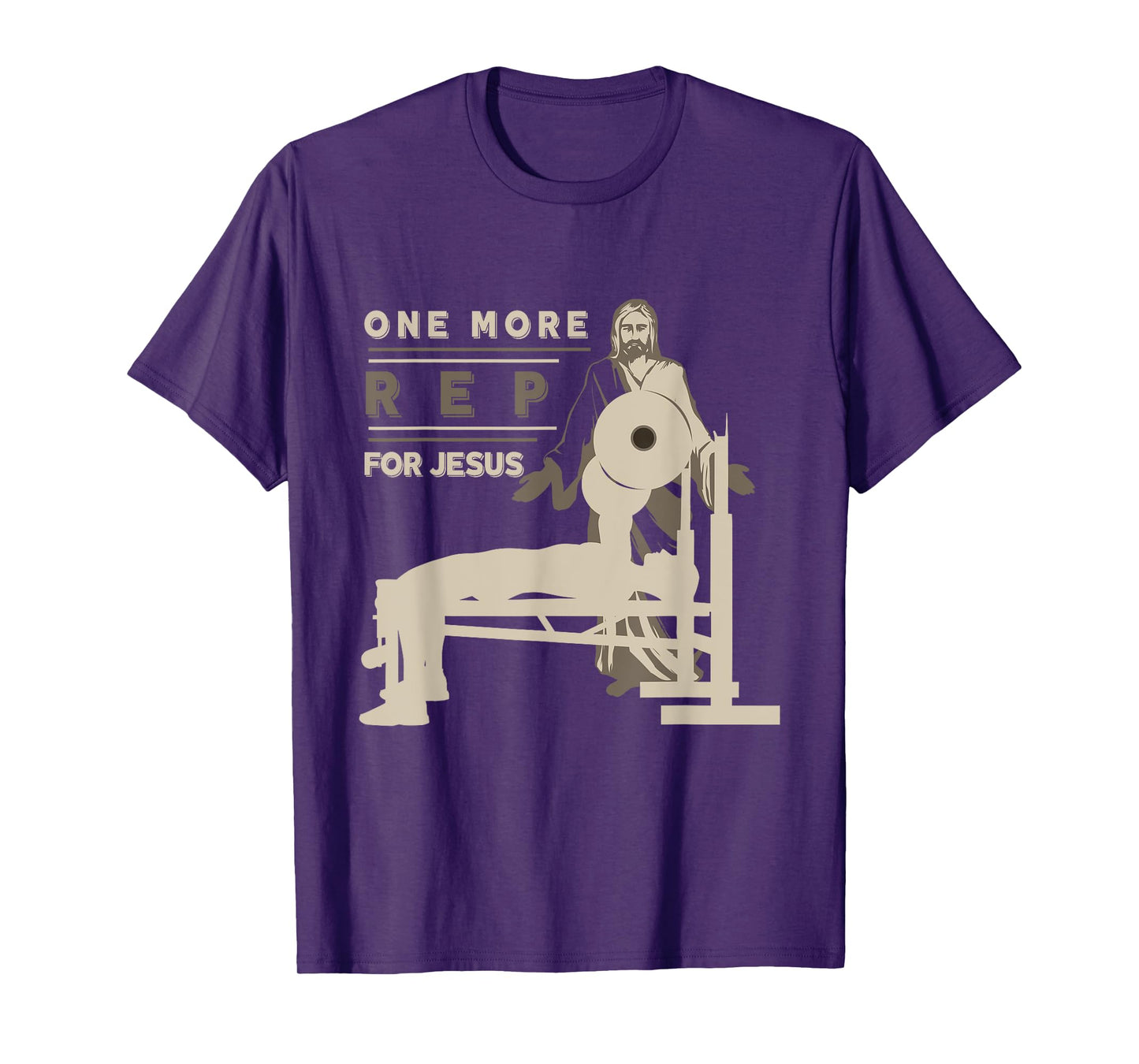 One More Rep For Jesus Bench Press T-Shirt T-Shirt