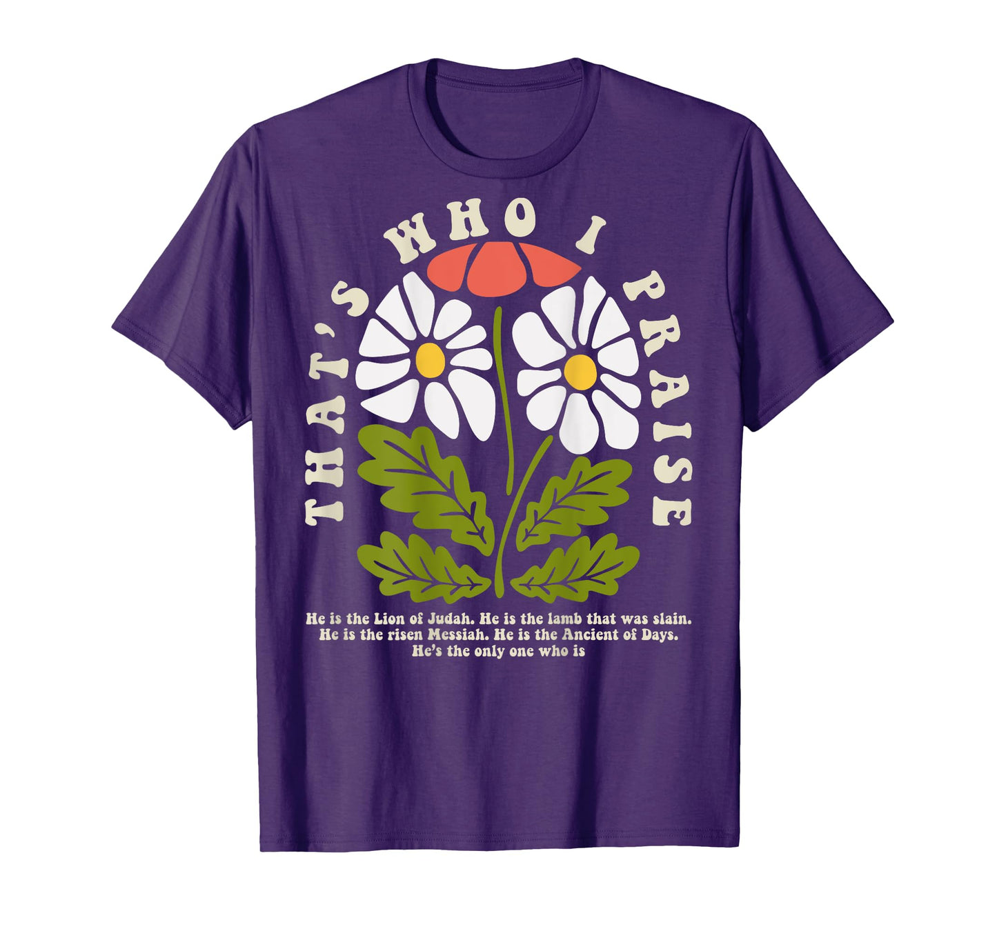 Brandon That's Who I Praise Jesus Christian Lake Merch T-Shirt
