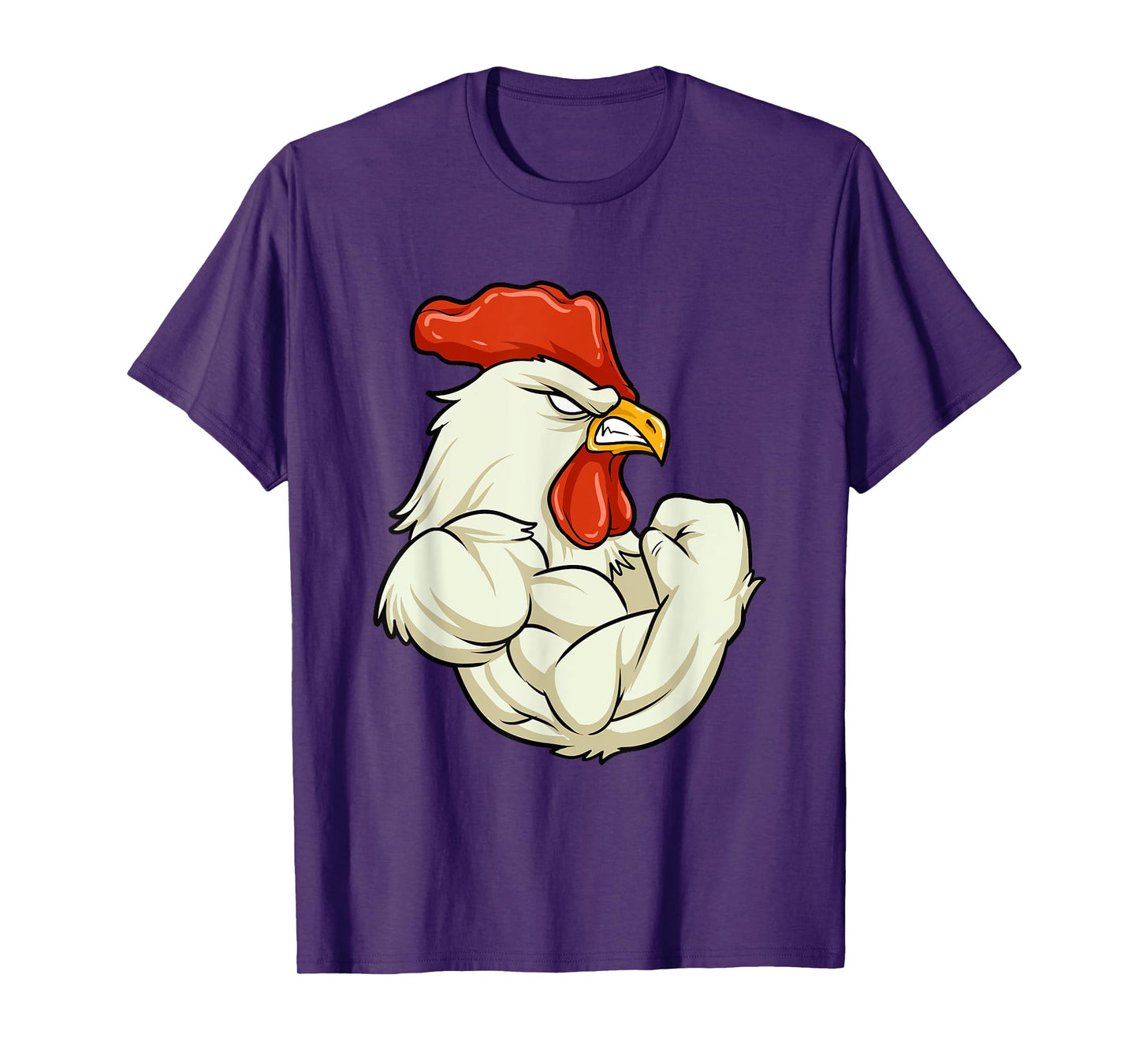 Rooster At The Gym - Muscle Fitness Training Bodybuilder T-Shirt