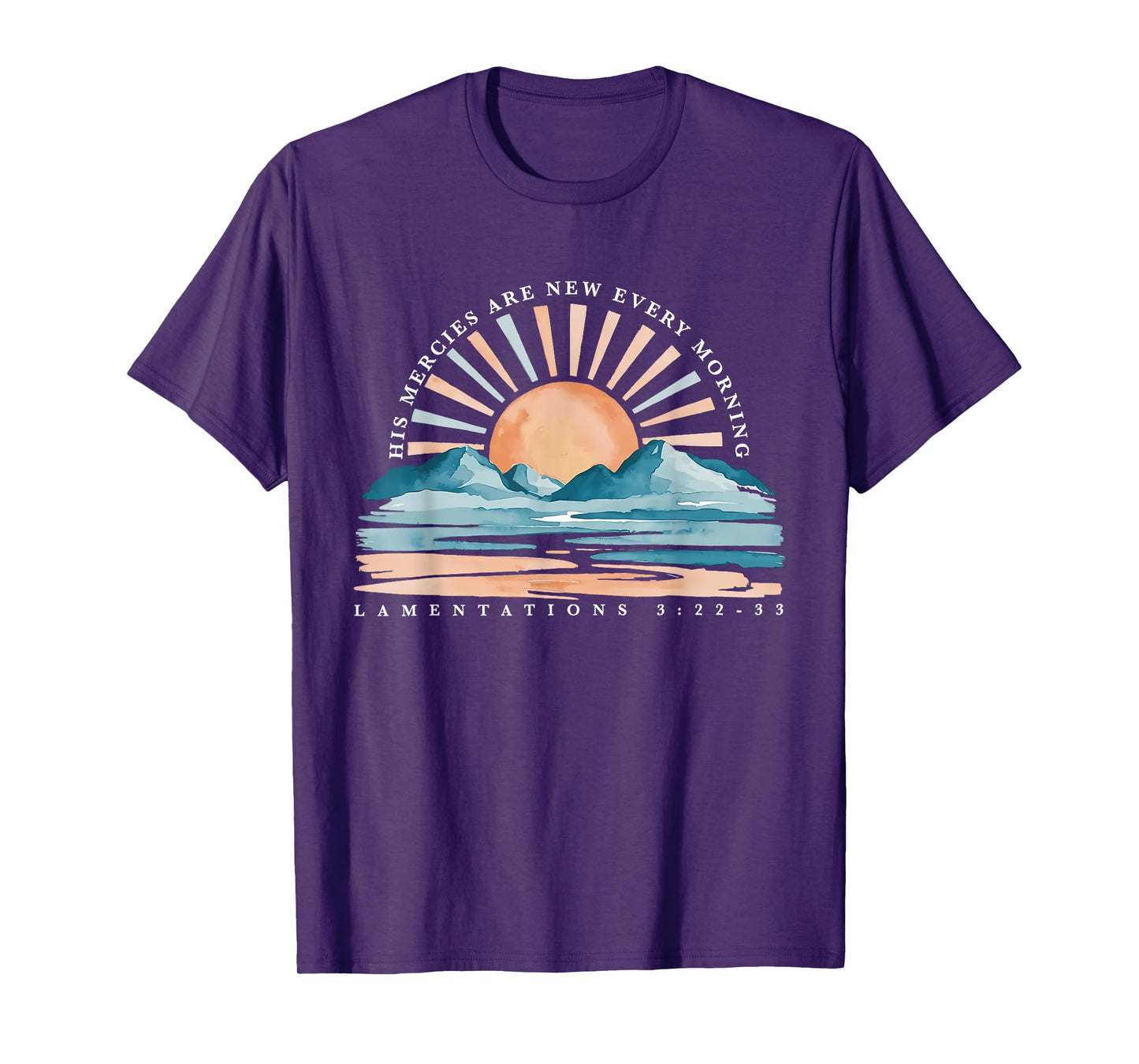 His Mercies Are New Every Morning BIble Verse Christian T-Shirt