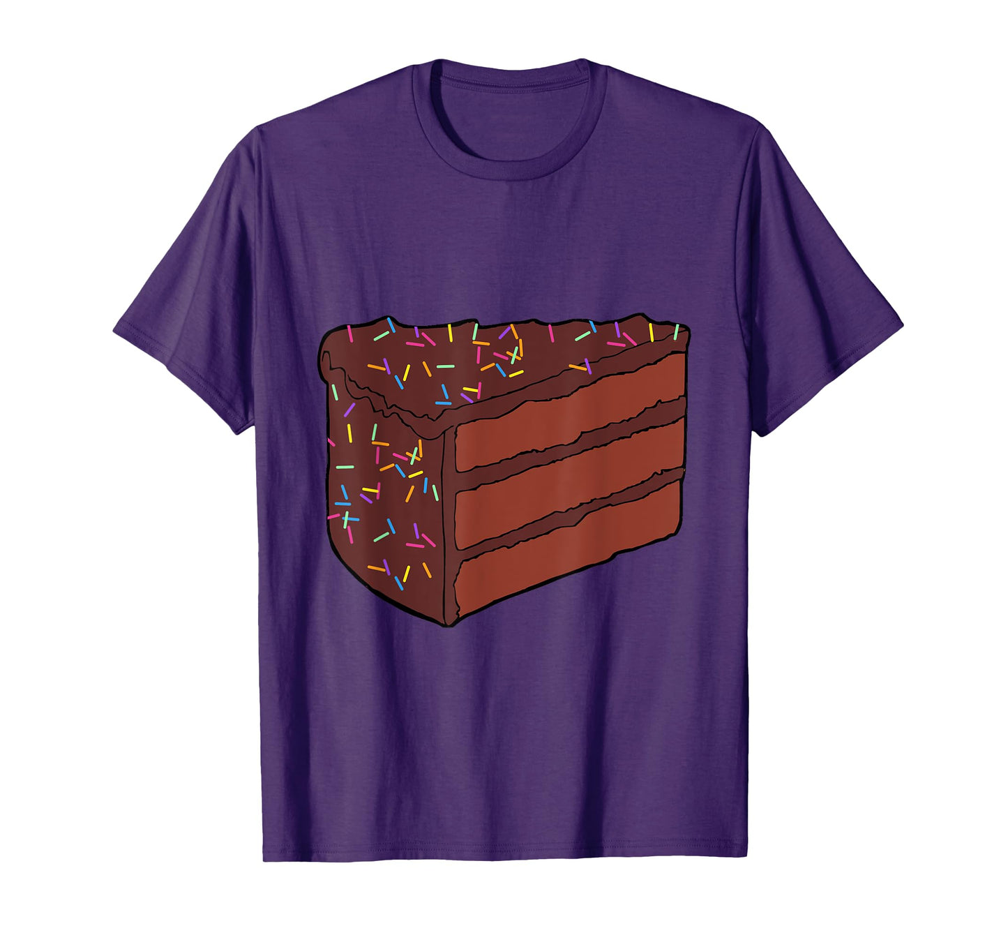 Chocolate Piece of Cake Halloween Costume Food Cosplay Party T-Shirt