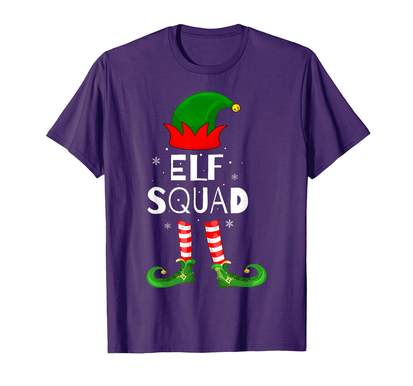Elf Squad Christmas Family Matching Pajama Elf Xmas T-Shirt