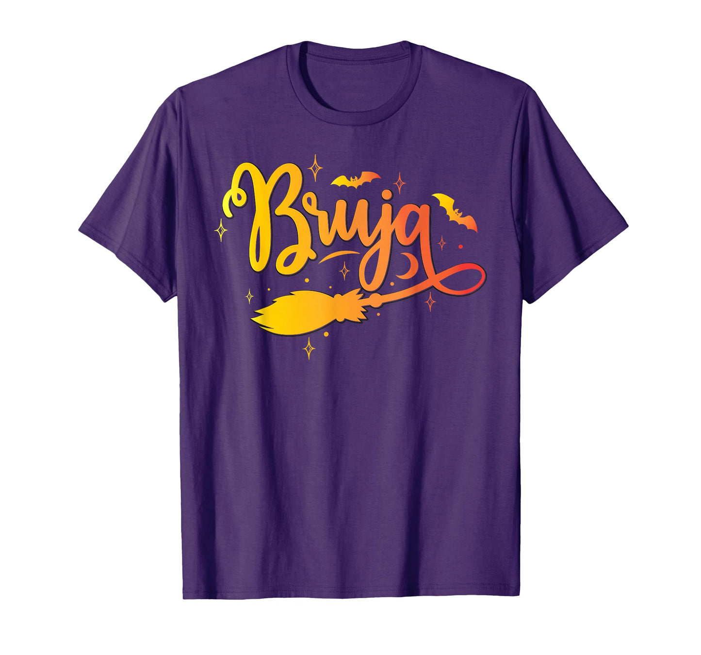 Bruja Halloween Witch Bat Costume Witches Women Brujas T-Shirt