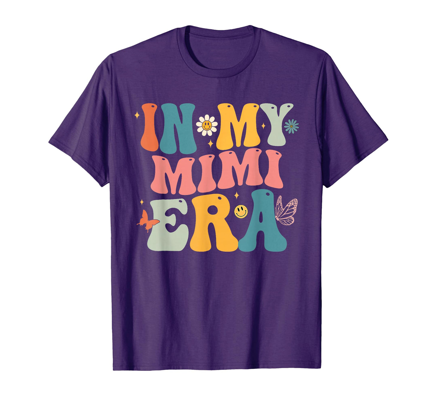 Groovy In My Mimi Era Mom Grandma Mothers Day T-Shirt