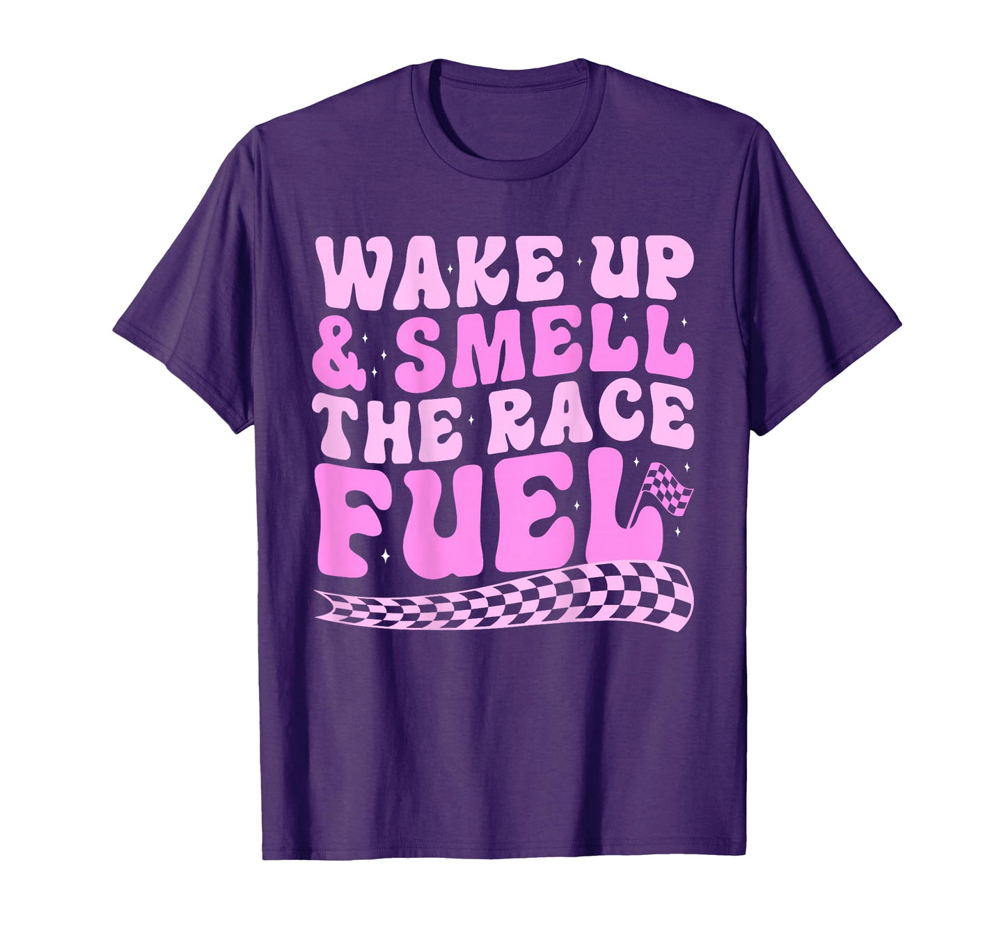 Wake up and smell the race fuel (on back) T-Shirt