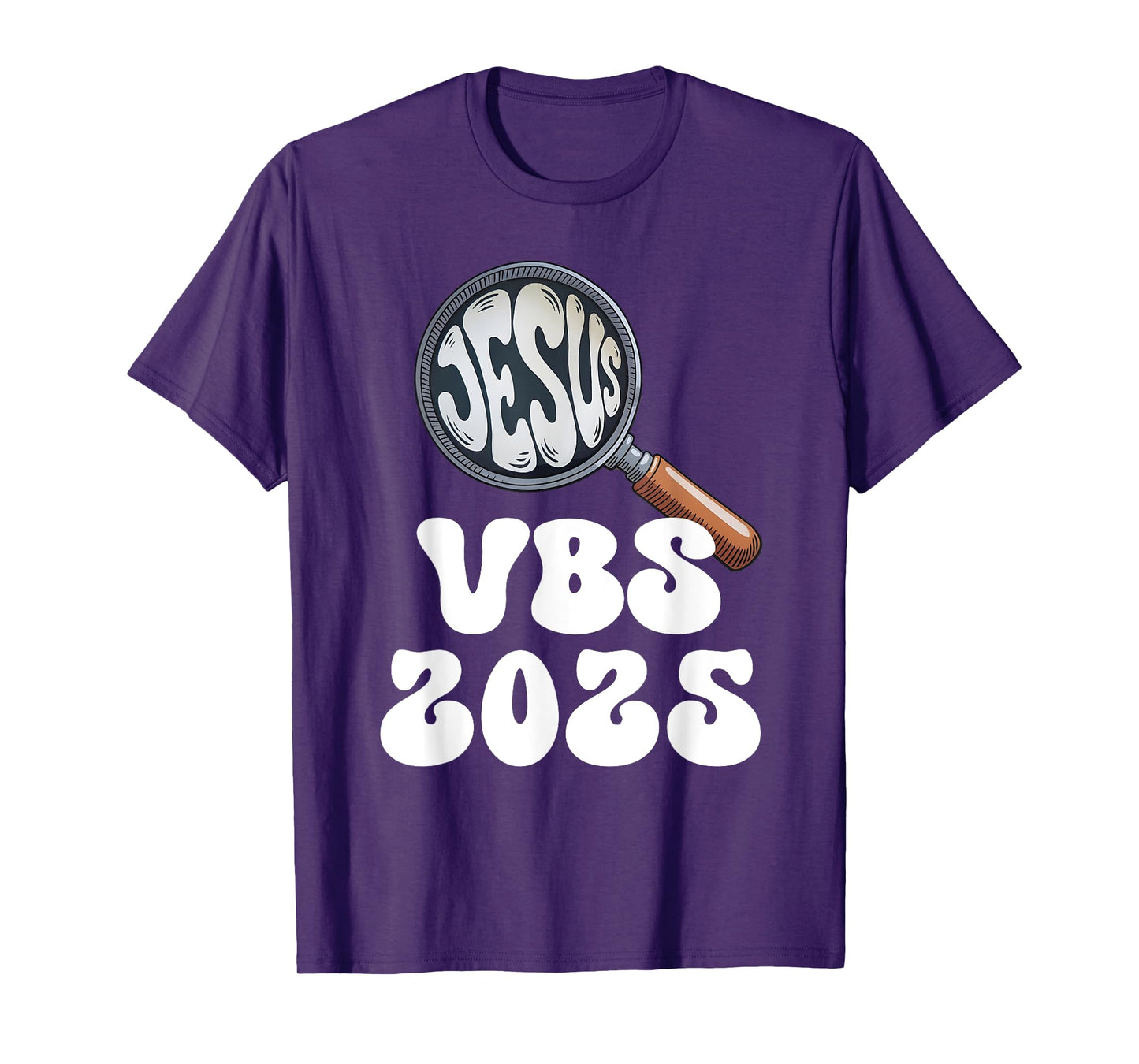 VBS 2025 Vacation Bible School VBS Squad Hand Lens T-Shirt