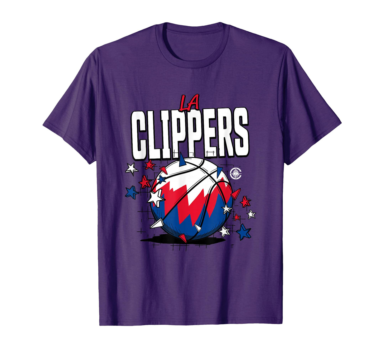 NBA Los Angeles Clippers Doodle Basketball Stars T-Shirt