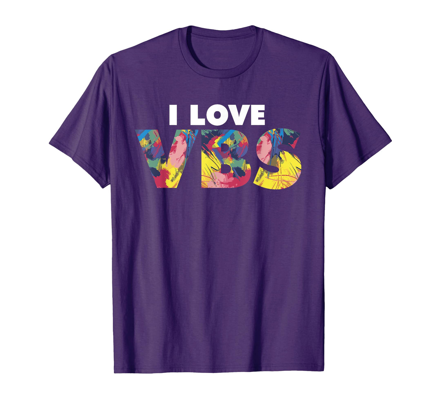 I Love VBS Vacation Bible School Crew Church Summer Camp T-Shirt