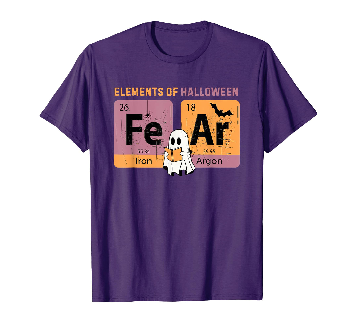 Elements Of Halloween FeAr Periodically Halloween Chemistry T-Shirt