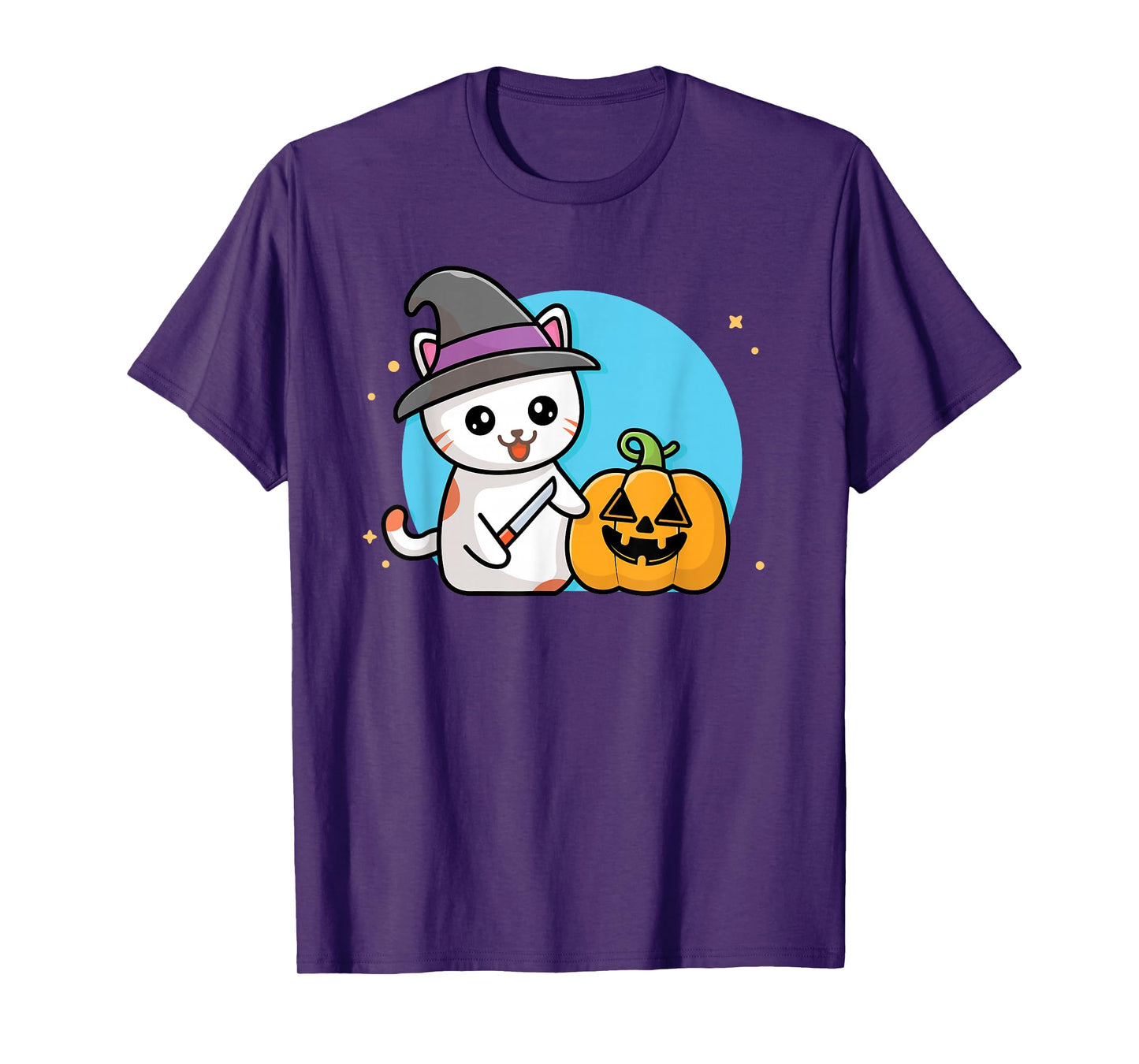 Halloween Cat Shirt, Witch Halloween Party T-Shirt