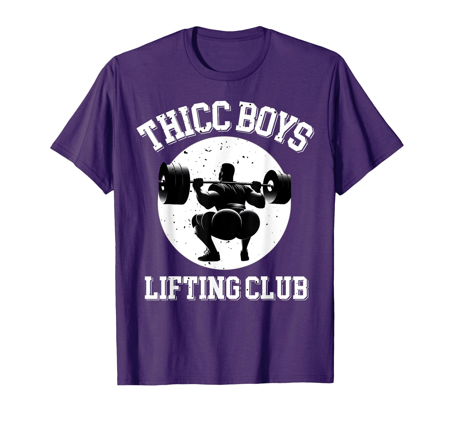 Thicc Boys Lifting Club Funny Gym Mens Squat Bodybuilding T-Shirt