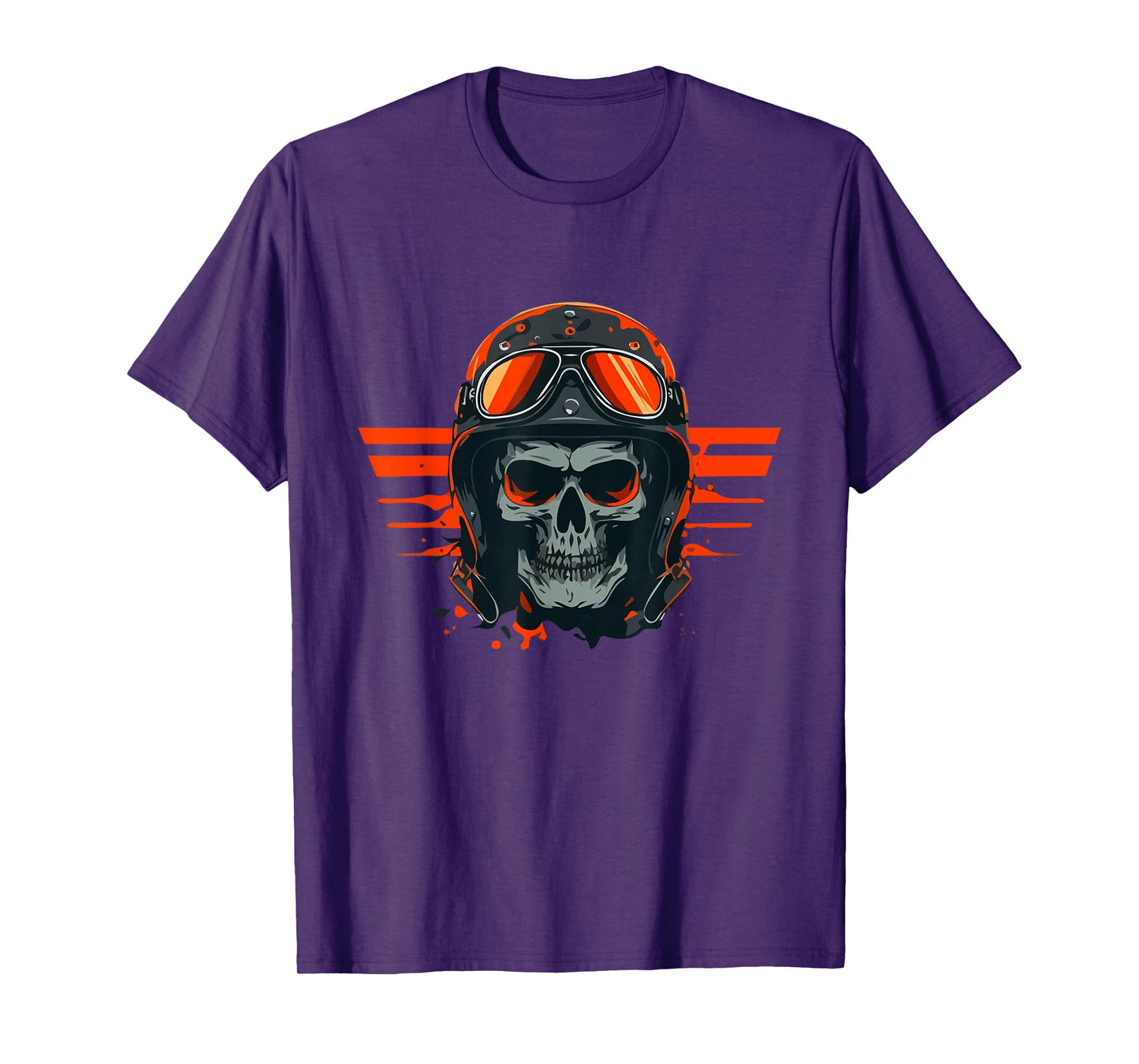 Skull Pilot Aviator with Helmet Vintage Skeleton Skull T-Shirt