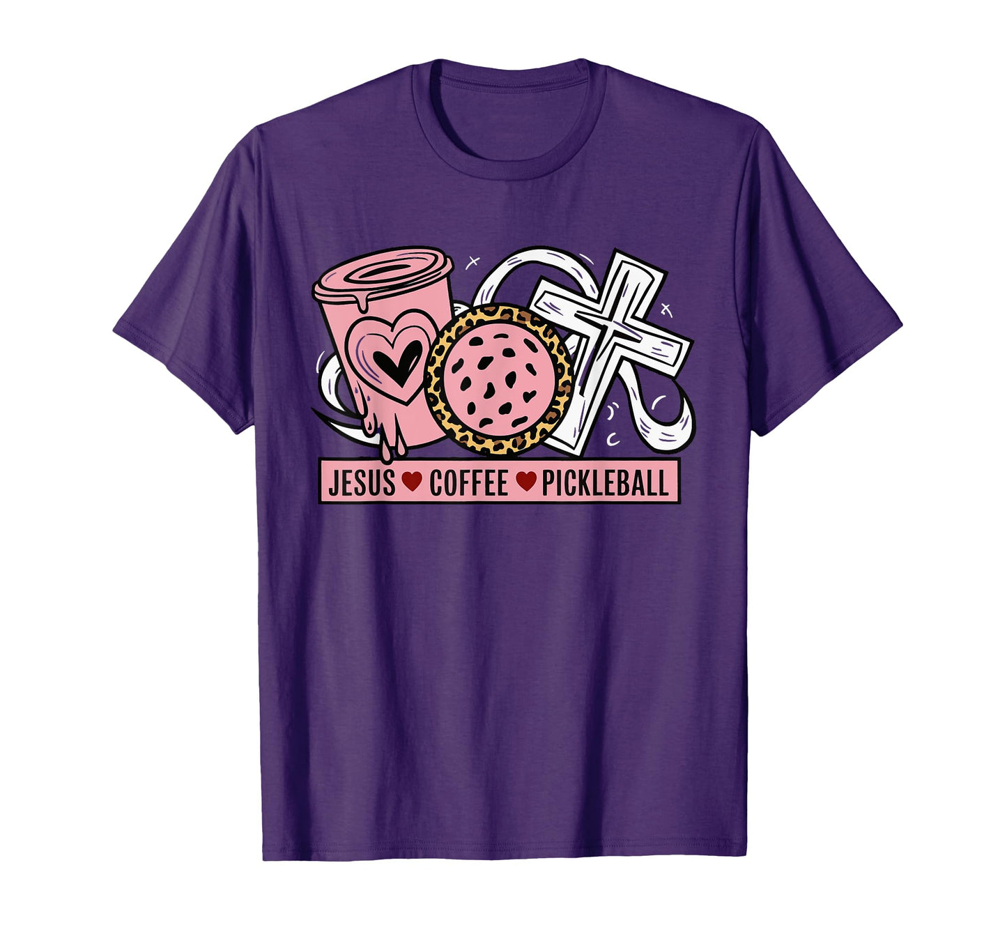 Jesus Coffee Pickleball T-Shirt
