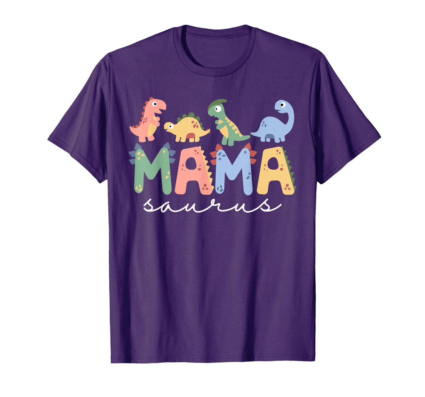 Funny Cute Mamasaurus T Rex Dinosaur Mama Saurus Family T-Shirt