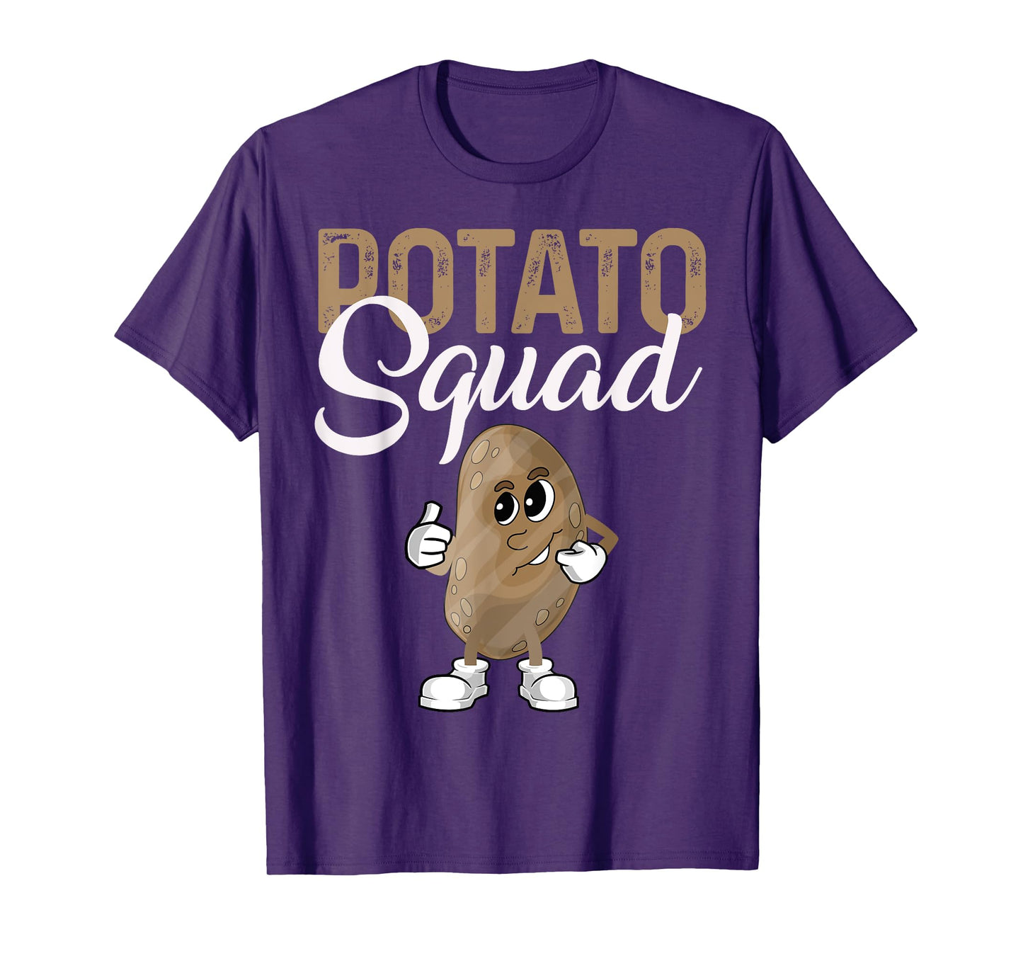 Cool Potato Squad Funny Potato Halloween Costume Vegan Team T-Shirt