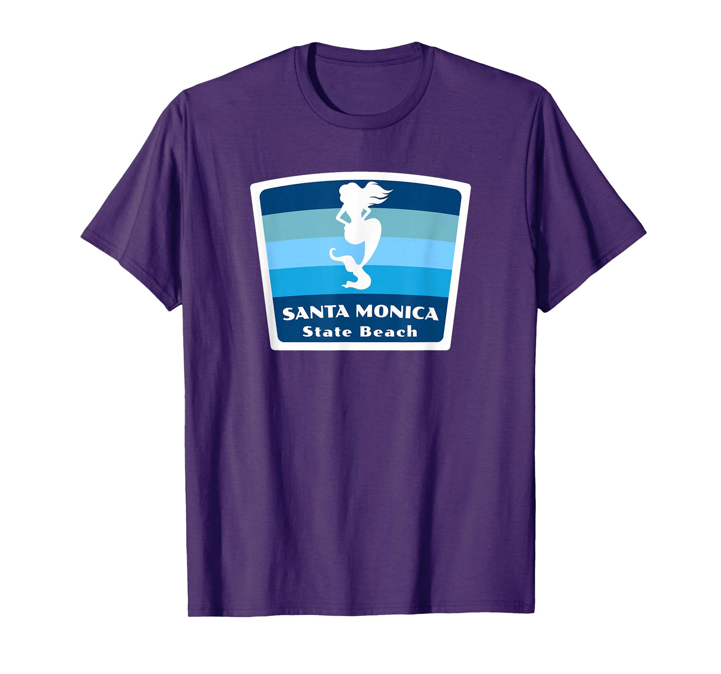 Santa Monica State Beach California CA Mermaid Souvenir T-Shirt