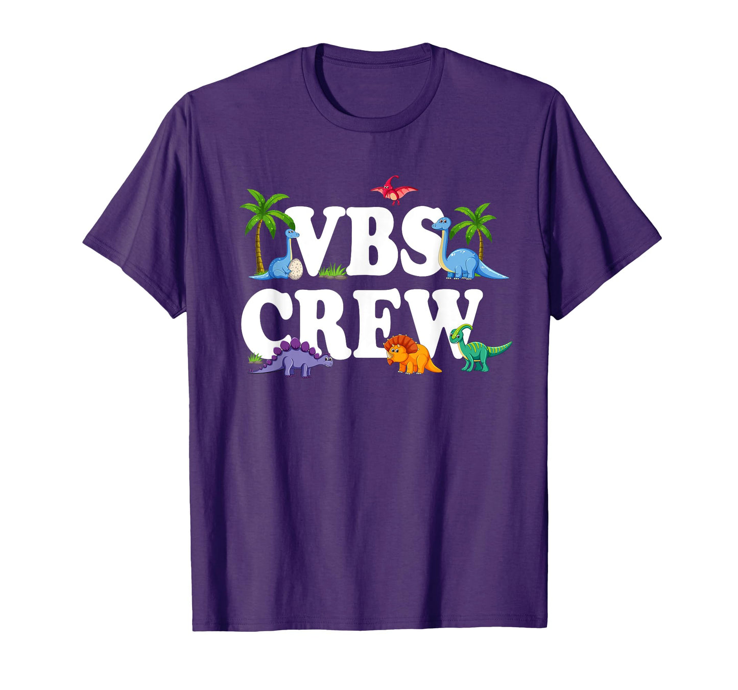 VBS Crew 2025 Vacation Bible School Dinosaur T-Shirt
