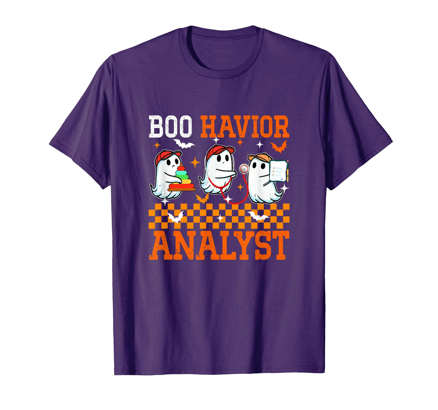 Boo Havior Analyst Halloween Behavior Funny Therapist Nurse T-Shirt