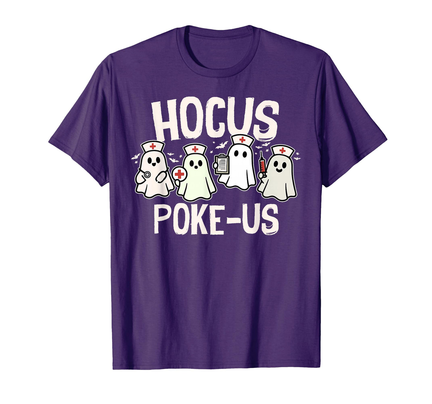 Hocus Poke-Us Halloween Medical Lab Tech Spooky Season Nurse T-Shirt