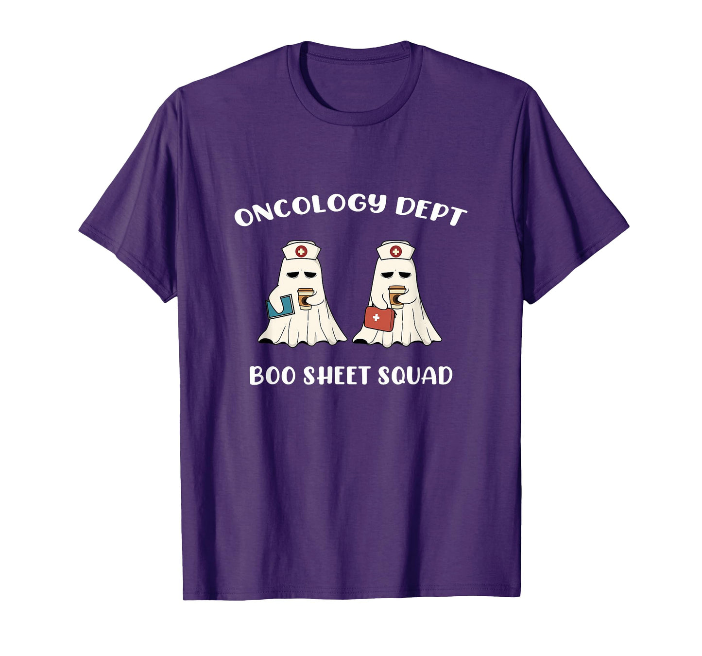 Oncology Department Funny Halloween Emergency Room Boo Squad T-Shirt
