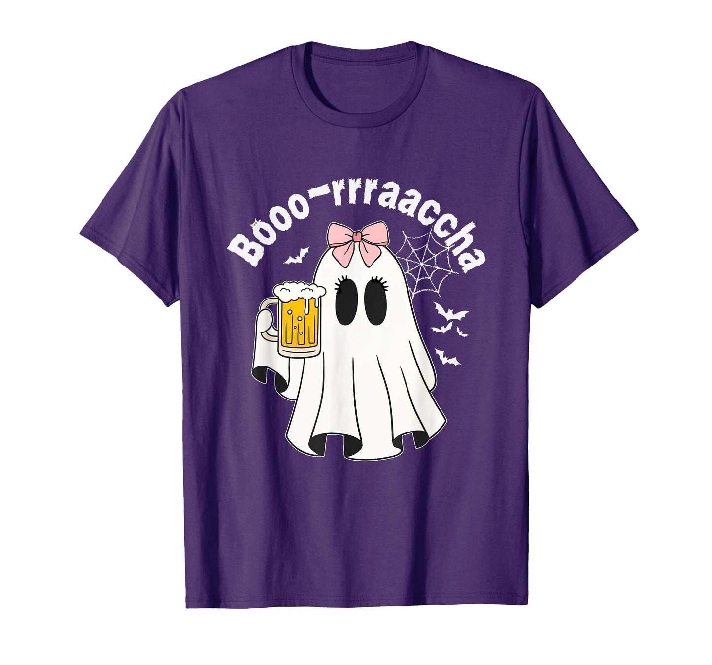 Boo-racha Funny Halloween Ghost Beer Design Borracha T-Shirt