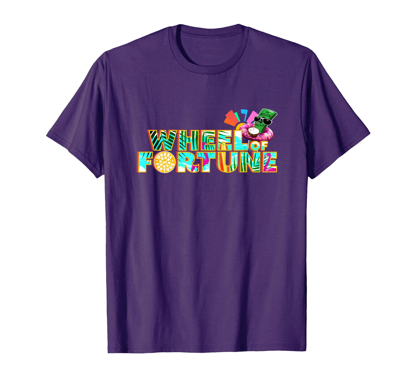 Wheel of Fortune Tropical Logo T-Shirt