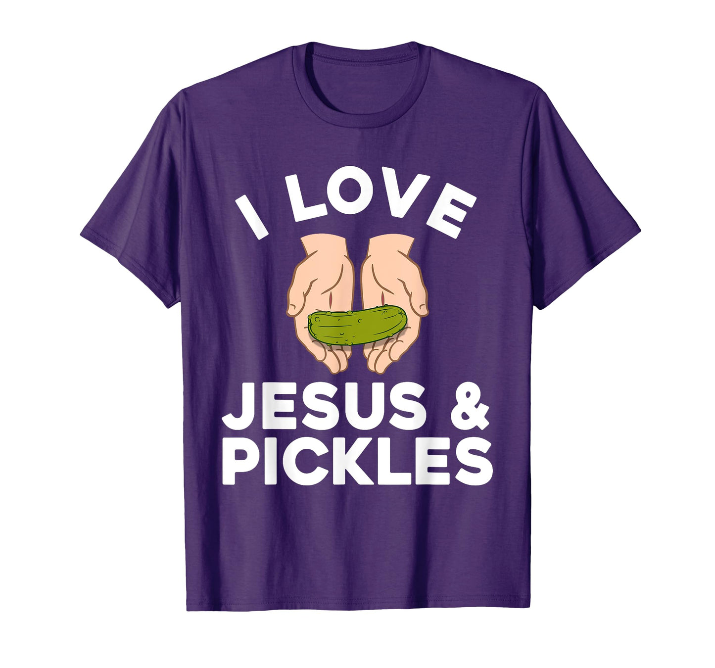 Cute Pickle Design For Men Women Kids Jesus Pickle Lovers T-Shirt