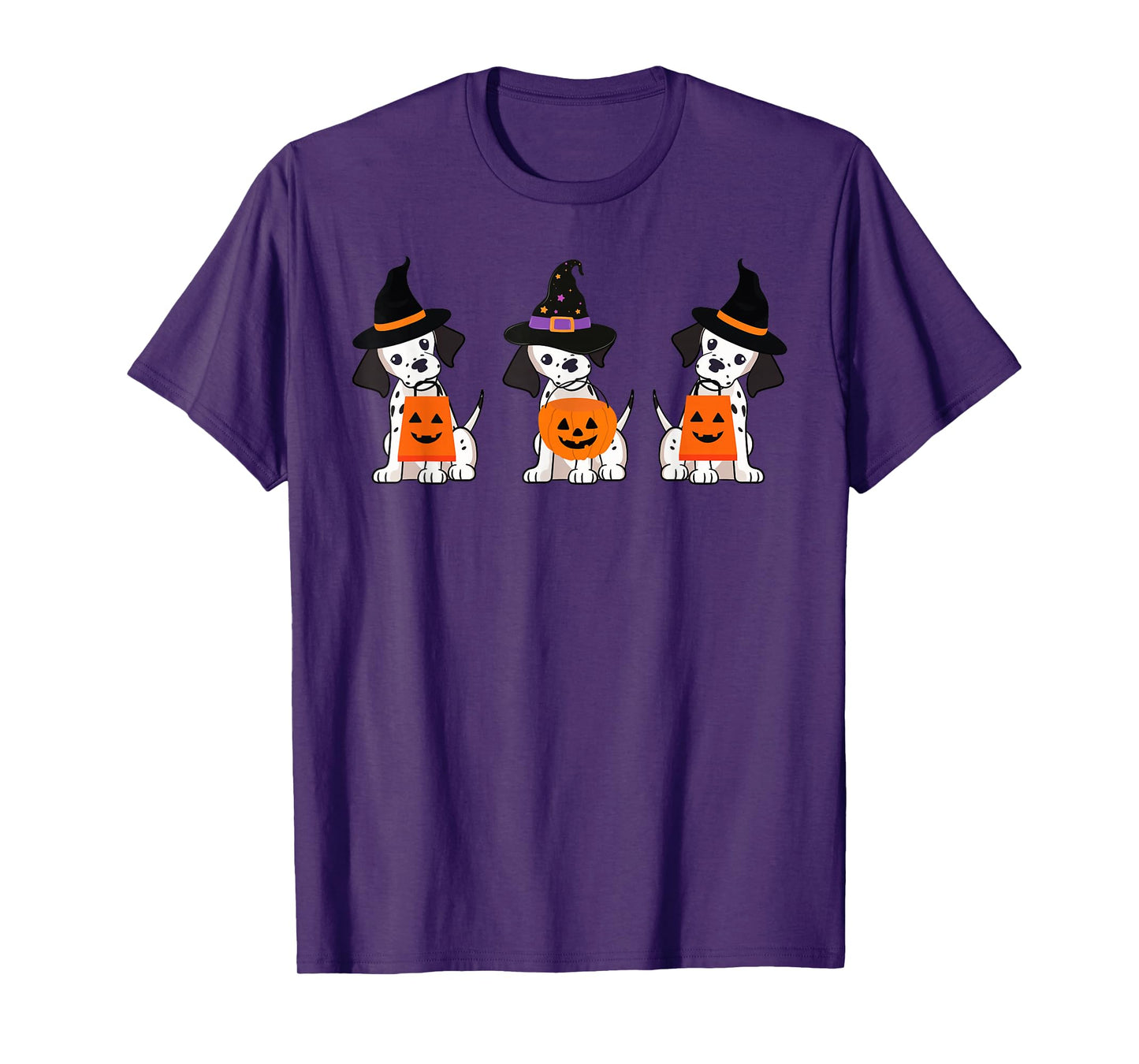 Halloween Dalmatian Dogs Trick Or Treat T-Shirt