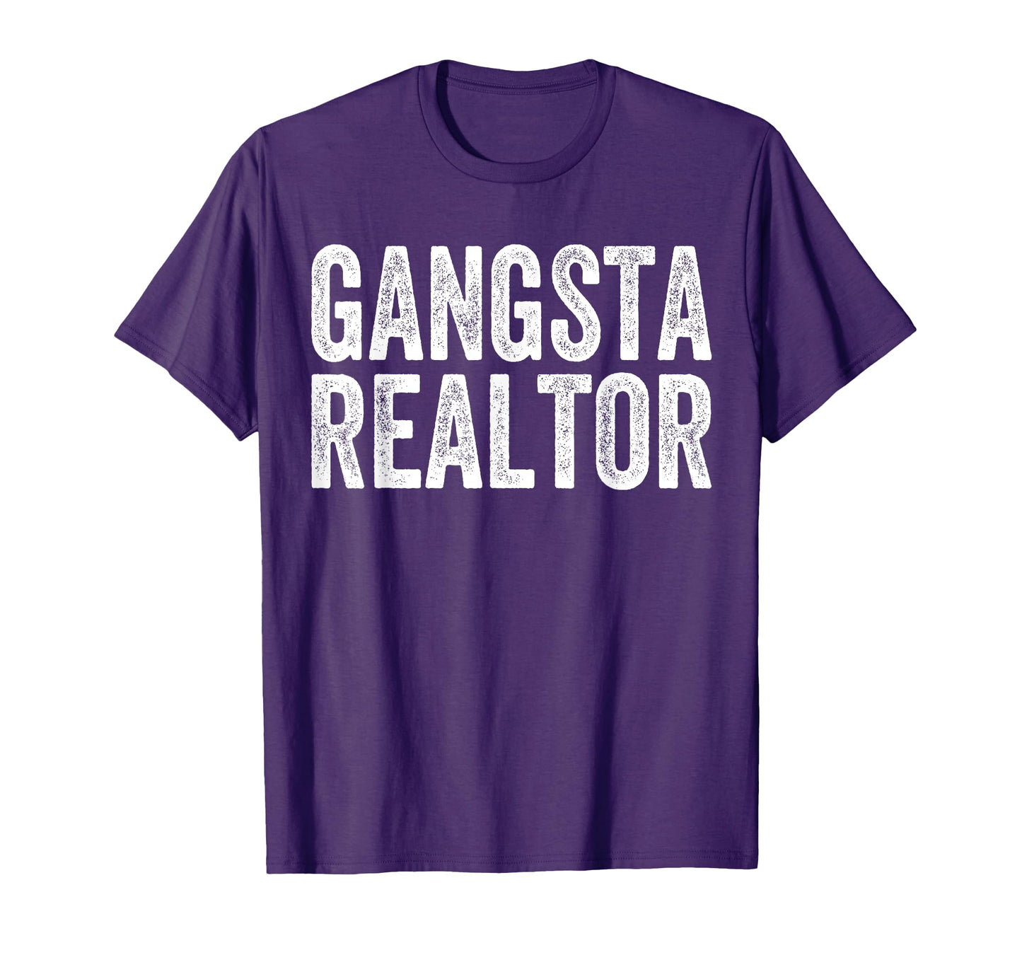 Gangsta Realtor T-Shirt Broker Real Estate Agent Gifts Tee T-Shirt