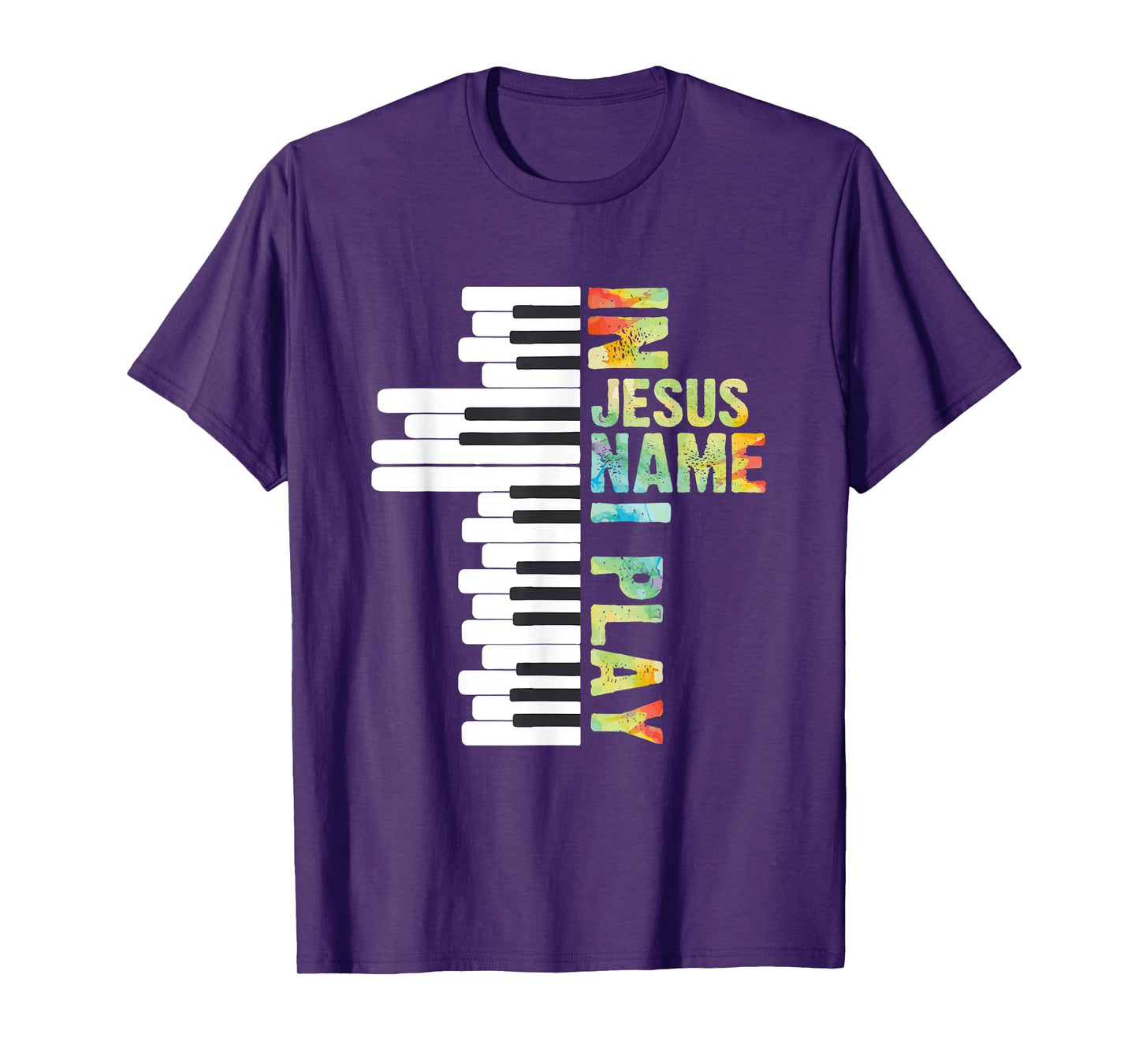 CharlIan Minds - Christian Piano Lovers In Jesus Christian Name I Play Piano Music Vintage T-Shirt