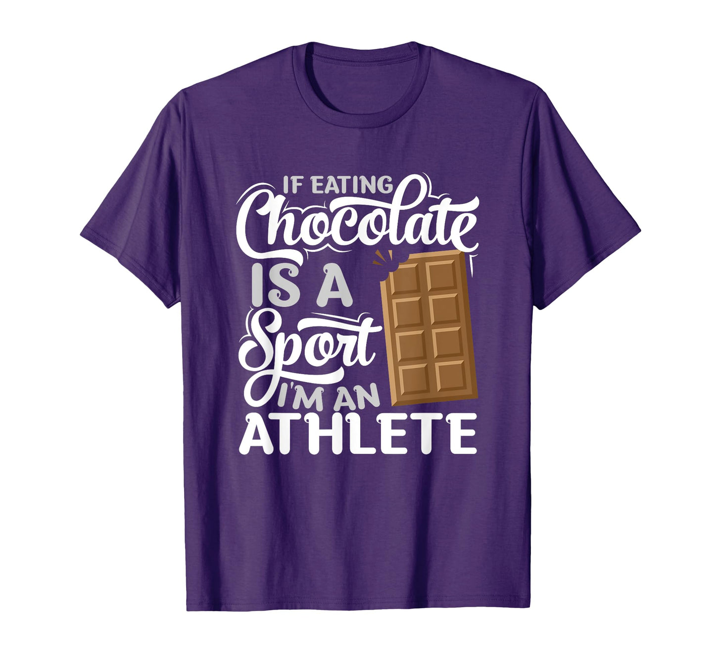Choco Bar Chocoholic Fitness Athlete - Funny Chocolate T-Shirt