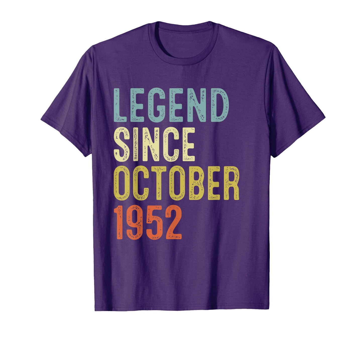Legend Since October 1952 73rd Birthday Gifts 73 Year Old T-Shirt