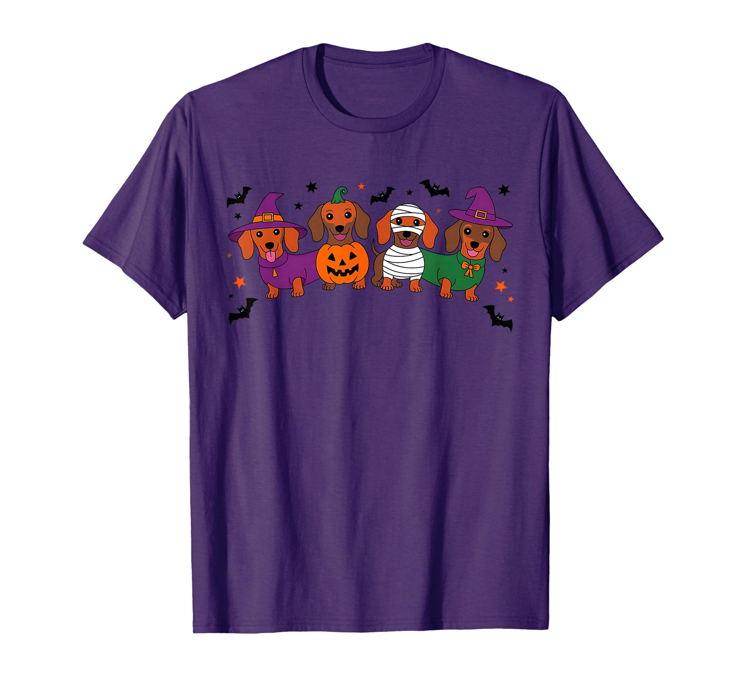 Halloween Dachshund Dogs Funny Costume Spooky T-Shirt