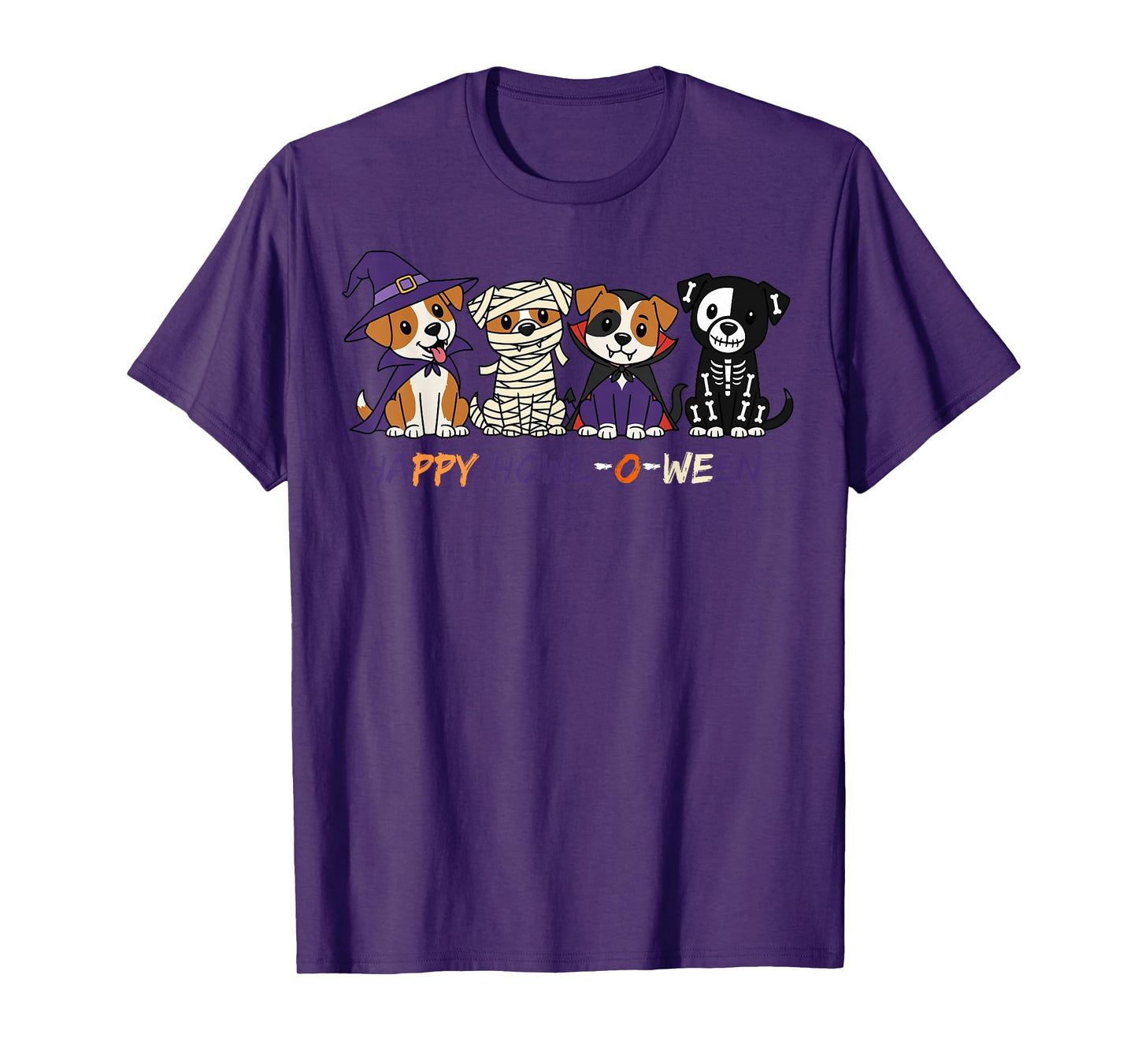 Funny Corgi Dog Halloween Happy Howl-o-ween T-Shirt