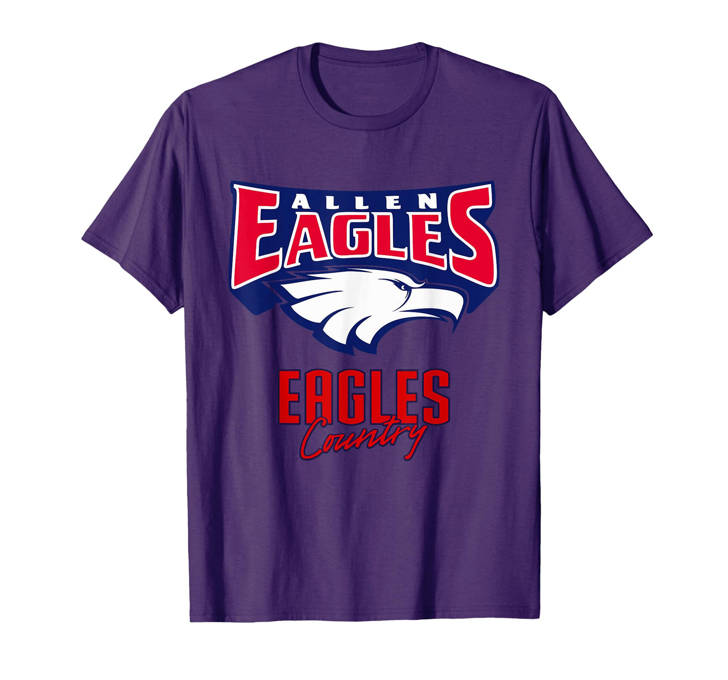 Allen Eagles Logo Country HS T-Shirt