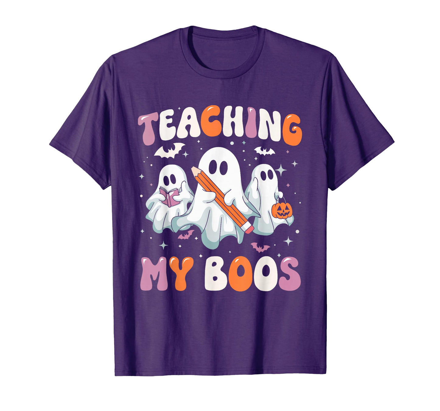 Teaching My Boos Teacher Cute Ghost Teacher Halloween T-Shirt