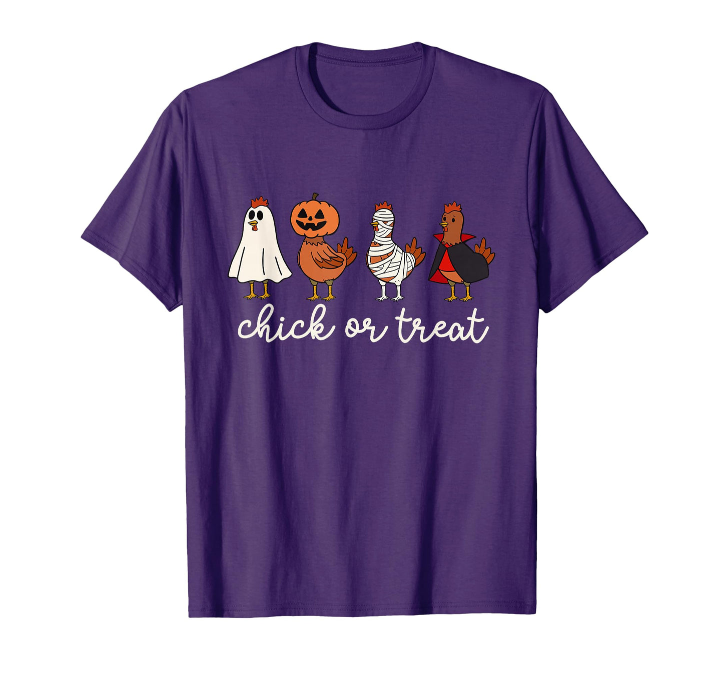 Chick or Treat Halloween Chicken Ghost Spooky Chicken Lover T-Shirt