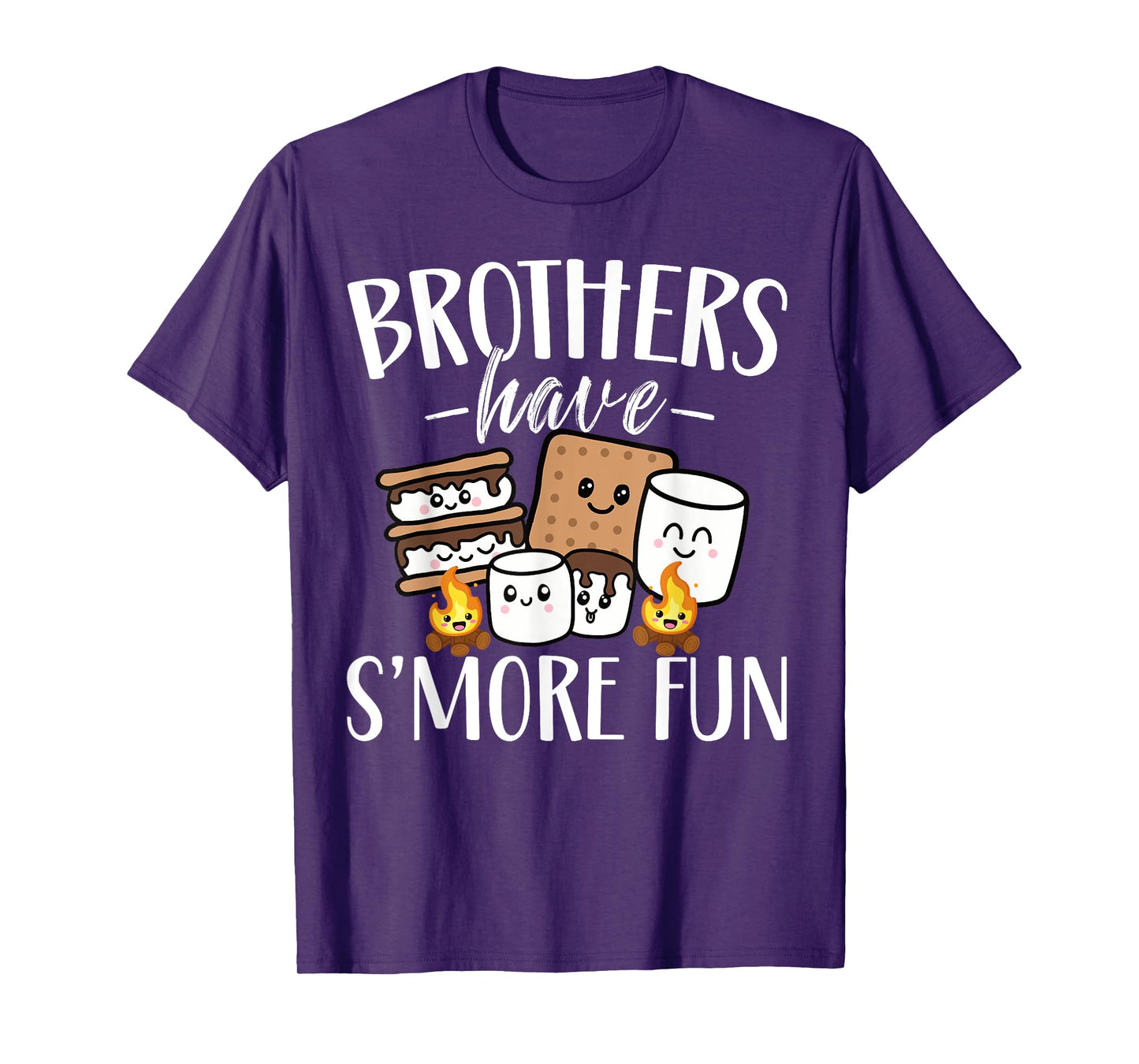 Brothers Have Smore Fun Funny Kawaii Smores Camping kids T-Shirt