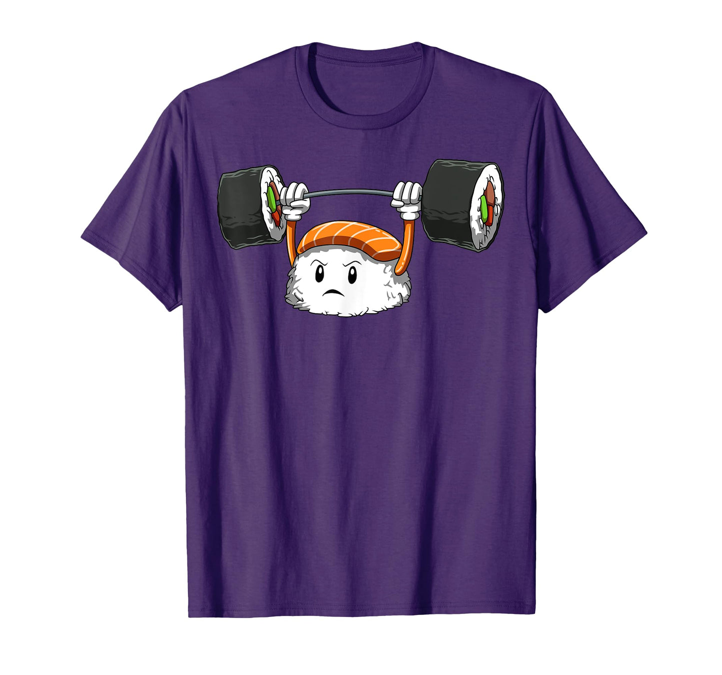 Sushi Weight Lifting Gym Sushi Workout Japanese Bodybuilder T-Shirt
