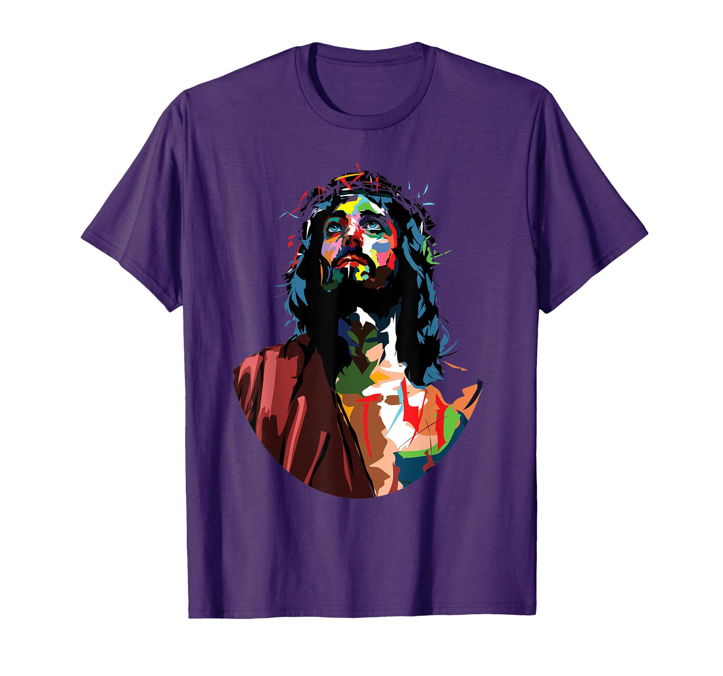 Vintage Got King Jesus Christ Sweet Face Image T-Shirt
