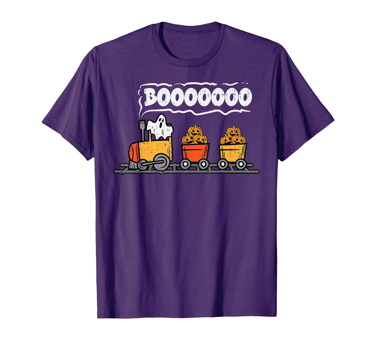 Halloween Train Ghost Boo Costume Toddler Boys Kids Youth T-Shirt