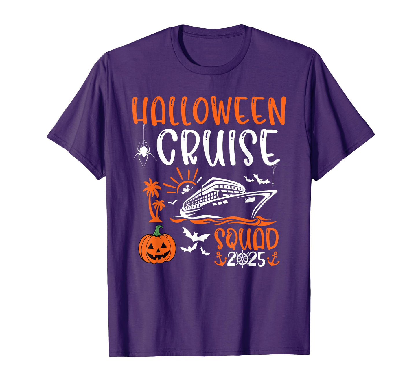 Halloween Cruise Squad 2025 Holiday Trip Family Matching T-Shirt