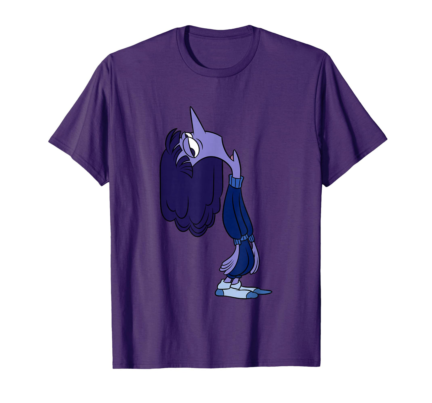 Disney Pixar Inside Out 2 Ennui Laziness Big Chest Portrait T-Shirt