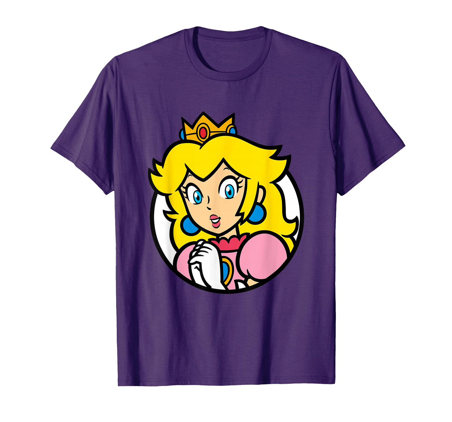 Super Mario Bros Princess Peach Nintendo Portrait T-Shirt