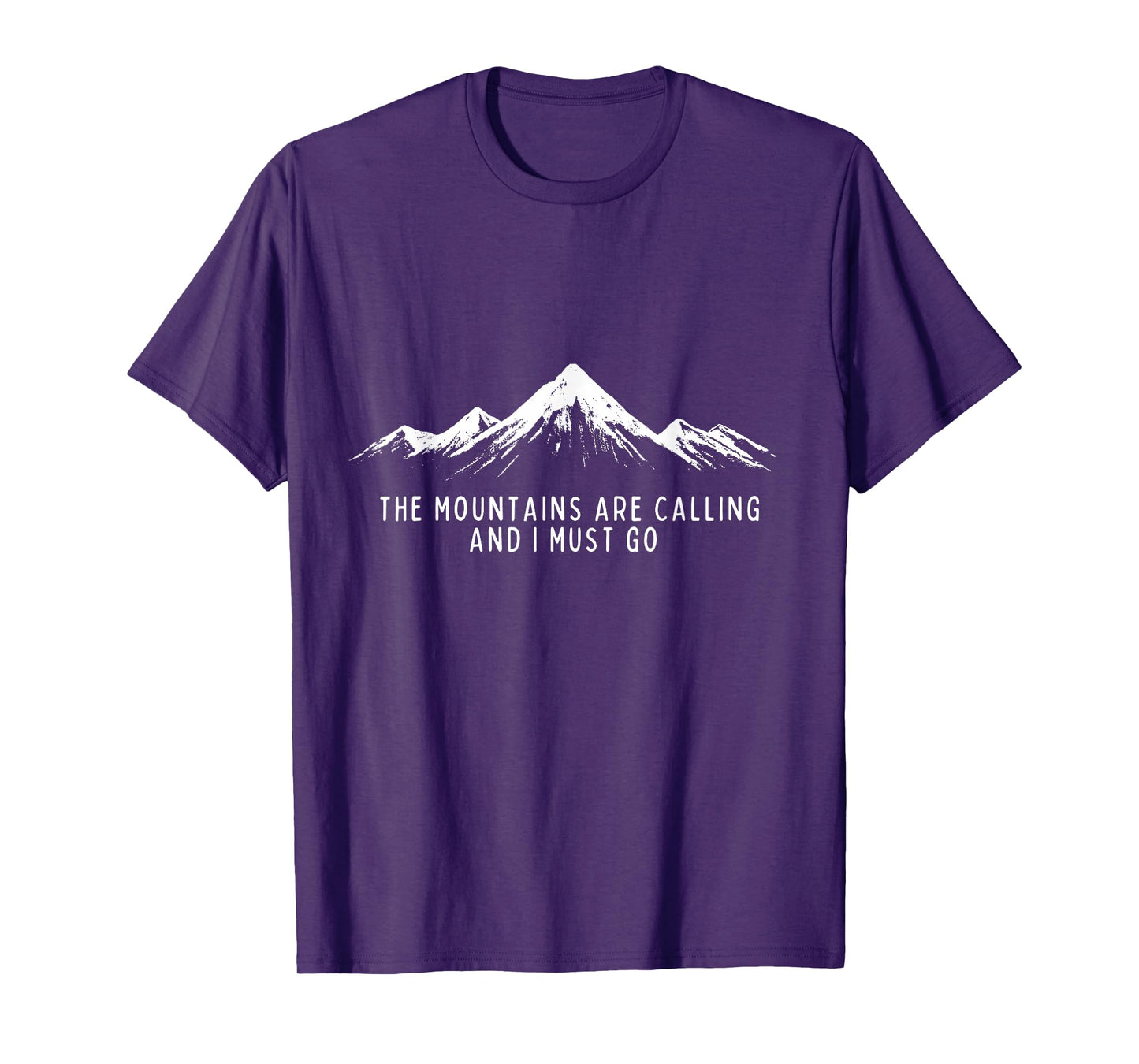 The Mountains are Calling and i Must Go Vintage Men Women T-Shirt