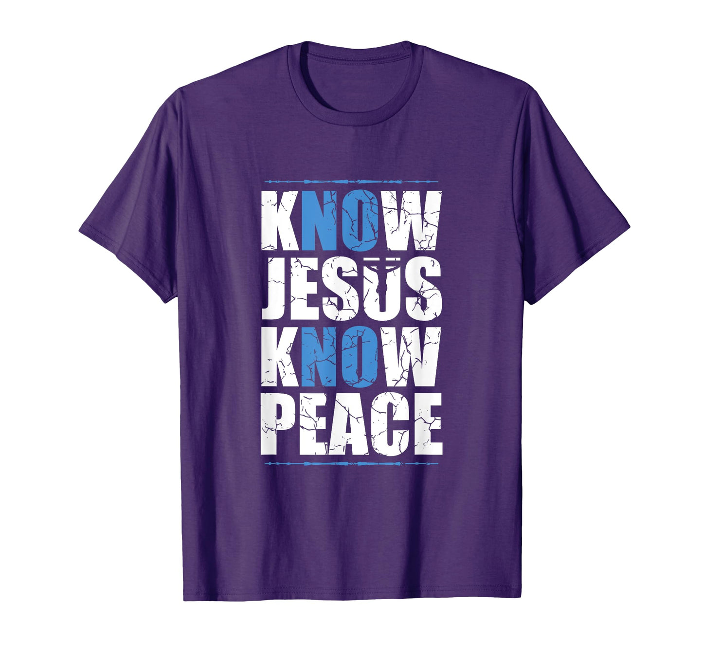 Jesus Love Bible Know Jesus Know Peace No Jesus No Peace T-Shirt