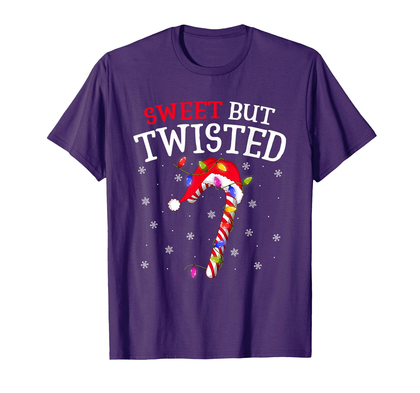 Sweet But Twisted Christmas Candy Cane Lover Xmas T-Shirt